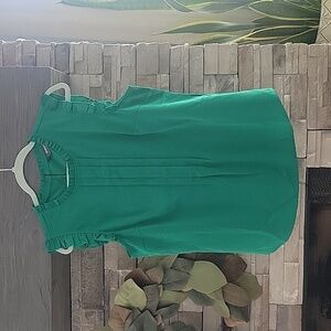 Green Sleeveless Top
